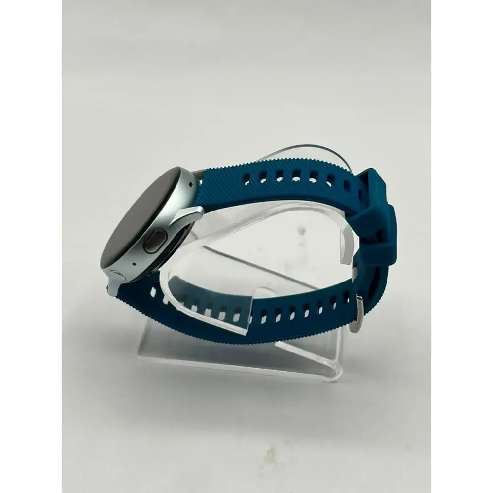 Samsung Galaxy Watch Active2 SM-R830 Silver Dial Blue Band 4gb Unblocked